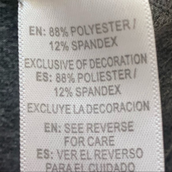 Reebok Workout athletic short sleeve , gray tee shirt - Picture 7 of 8